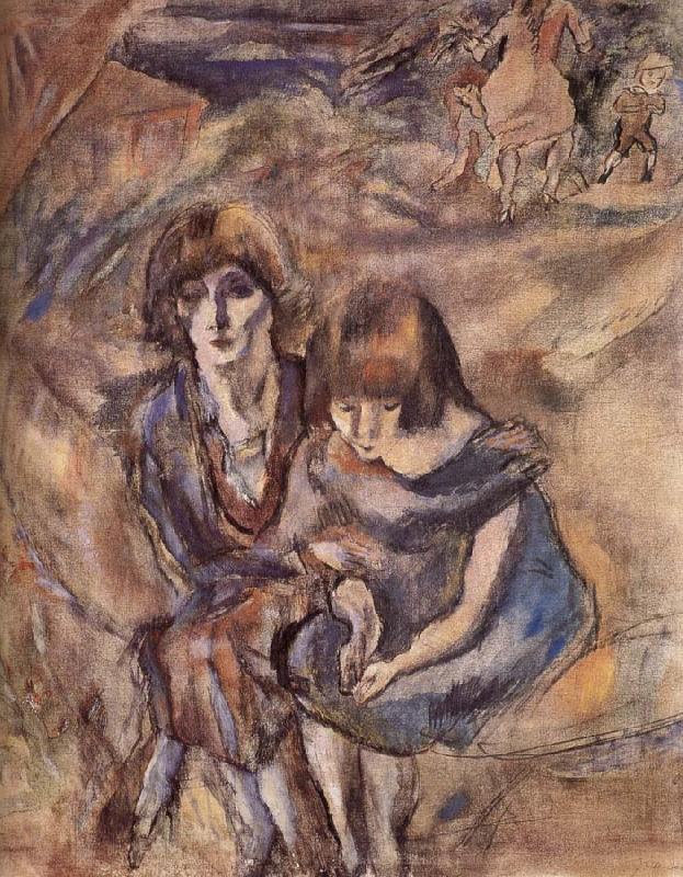 Jules Pascin Lucy and Aiermina France oil painting art